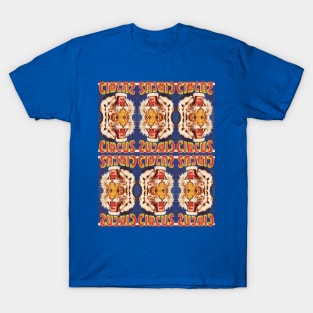 ACID BATH Tiger HERO | Mirror Psychic | Tiger Circus Popart | Vintage Circus Poster Bomb Reimagined | LSD Kaleidoscope Freakshow T-Shirt